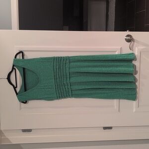 Max Studio Kelly Green Jersey Dress Reversible XL